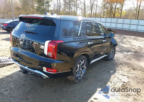 2021 Hyundai Palisade Calligraphy from USA, damaged, VIN KM8R7DHE7MU231854